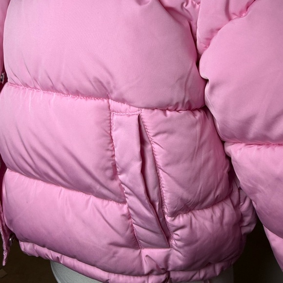NWT Pink Puffer Cropped Jacket-Forever 21-Size Medium - Picture 6 of 11